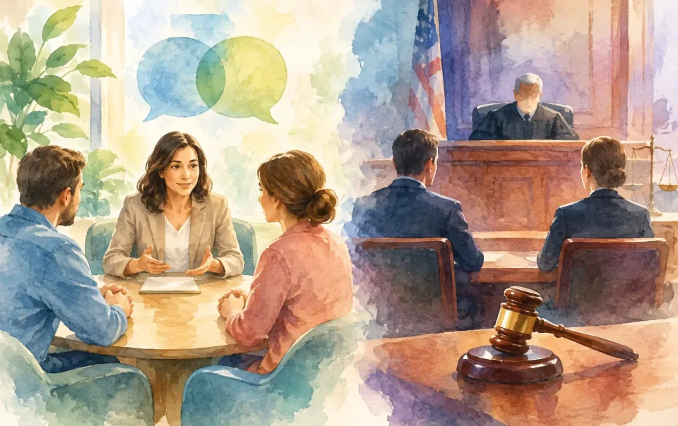 Mediación privada vs juicio para resolver conflictos